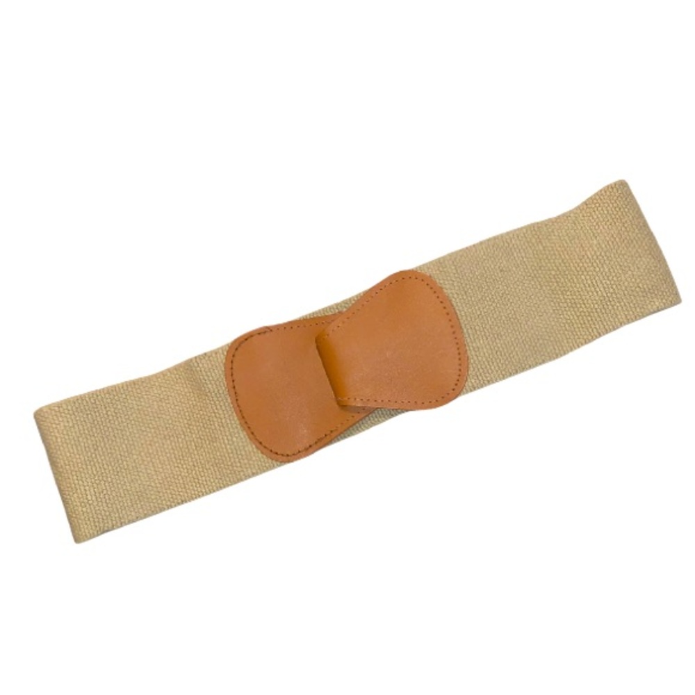 Vintage Stretch Belt.  Tan.  GUC.
